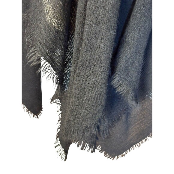Echo Shawl Wrap Open Cardigan Sweater Black O/S - Picture 5 of 7